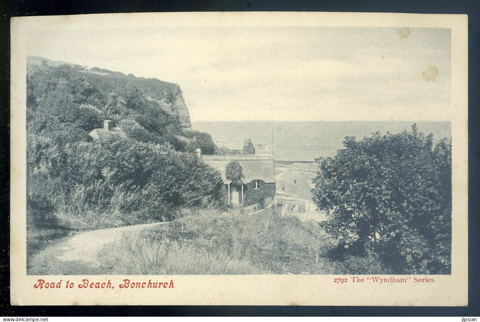 Cpa Angleterre Isle Of Wight Ventnor -- Road To Beach - Bonchurch     STEP57 - Ventnor