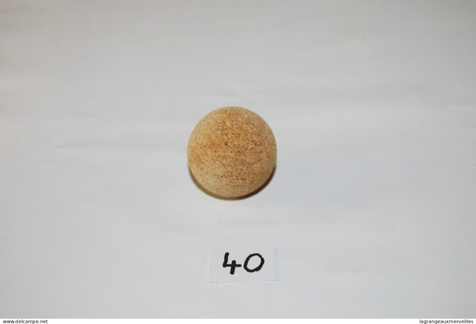 C40 Ancienne Boule De Jeu - Cochonnet - Diam 3,5cm - Bocce