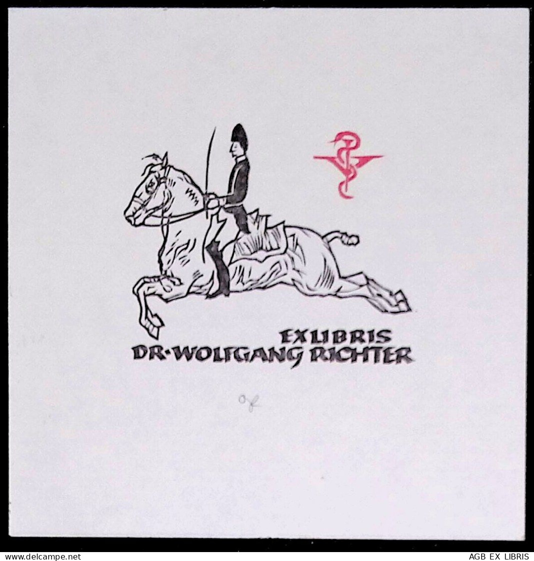 EX LIBRIS DR. OTTMAR PREMSTALLER Per DR. WOLFGANG RICHTER L27b-F01 O - Ex-libris