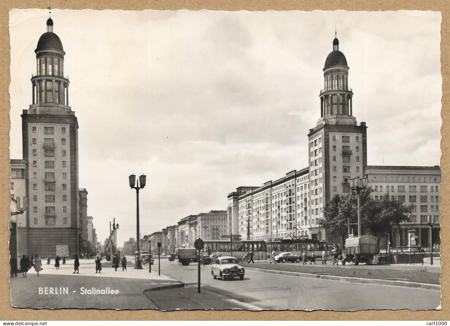 BERLIN STALINALLEE 1963 N°H169 - Friedrichshain