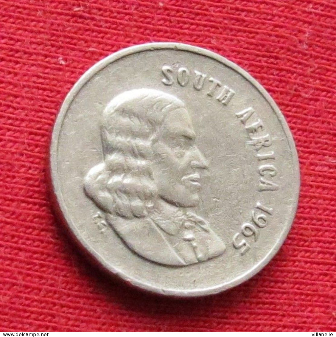 South Africa 5 Cents 1965 KM# 67.1 *VT Bird  Africa Do Sul RSA Afrique Do Sud Afrika - South Africa