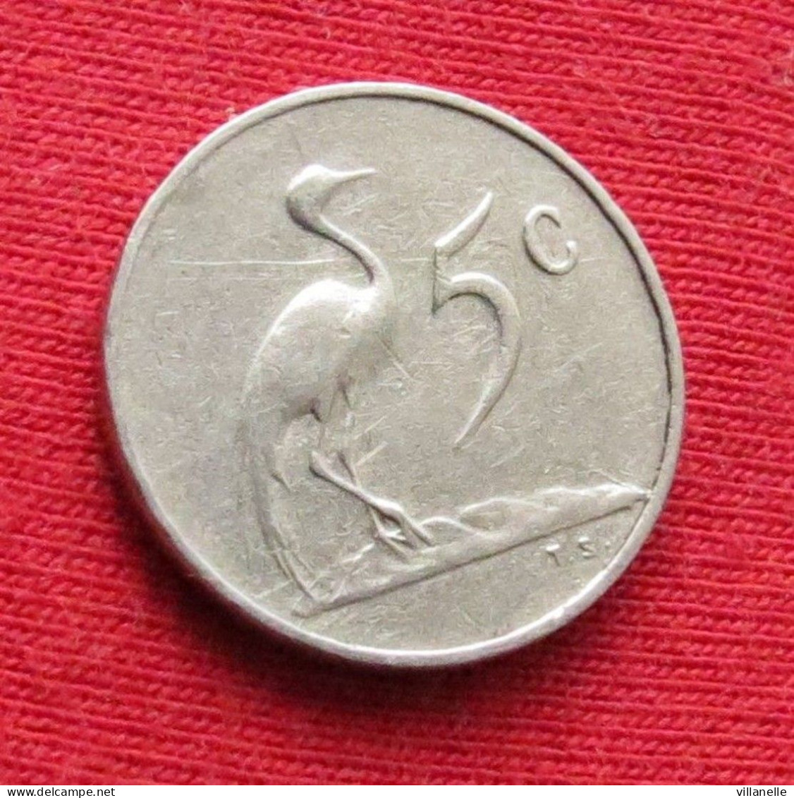 South Africa 5 Cents 1965 KM# 67.1 *VT Bird  Africa Do Sul RSA Afrique Do Sud Afrika - Afrique Du Sud