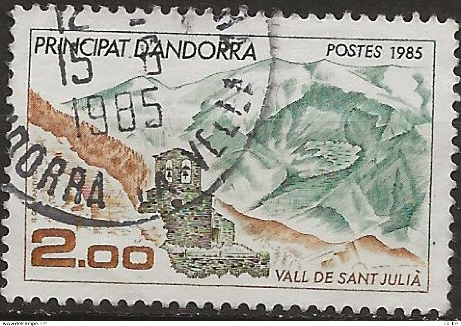Andorre N°338 (ref.2) - Used Stamps