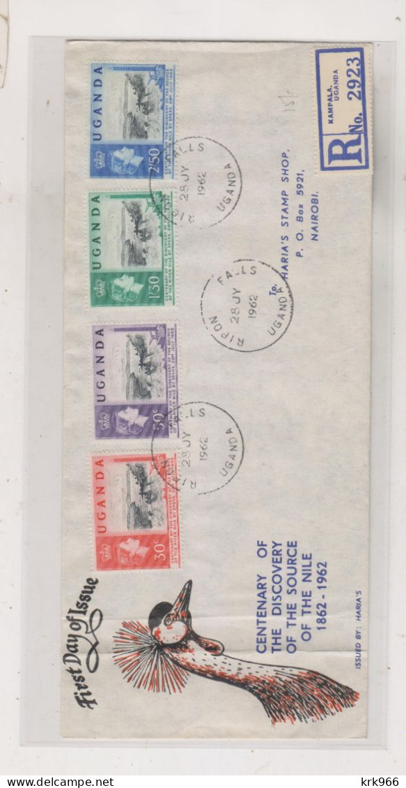 UGANDA 1962 Nice Registered FDC Cover - Ouganda (...-1962)