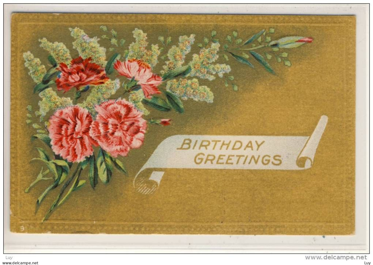 BIRTHDAY Greetings With Flowers , 1914, Postmarked In Middletown, MO - Geburtstag