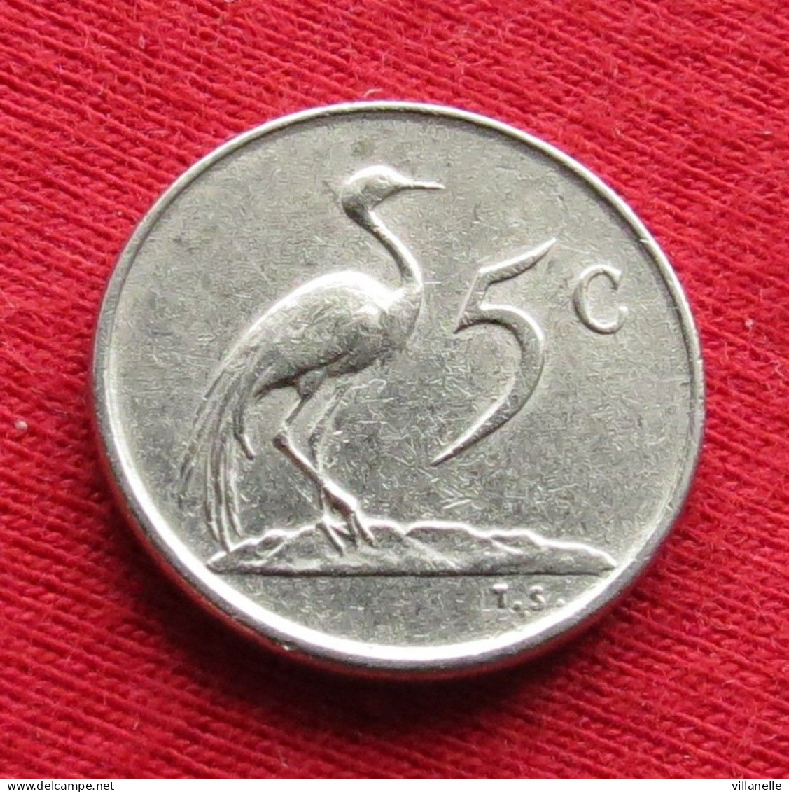 South Africa 5 Cents 1975 KM# 84 *V1T Bird  Africa Do Sul RSA Afrique Do Sud Afrika - Afrique Du Sud