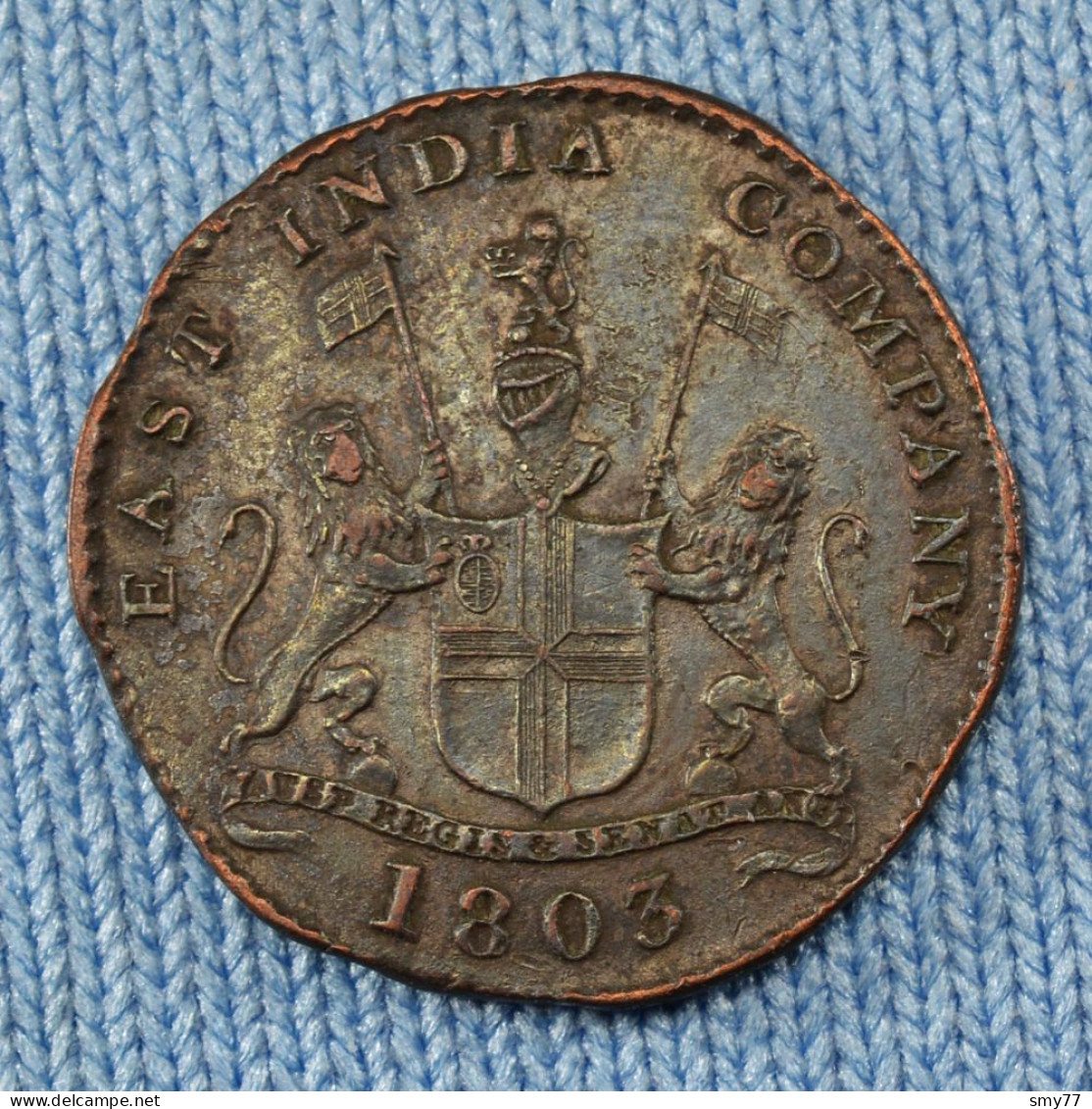 British India / Inde Britannique - 5 Cash 1803   [24-015] - Kolonies