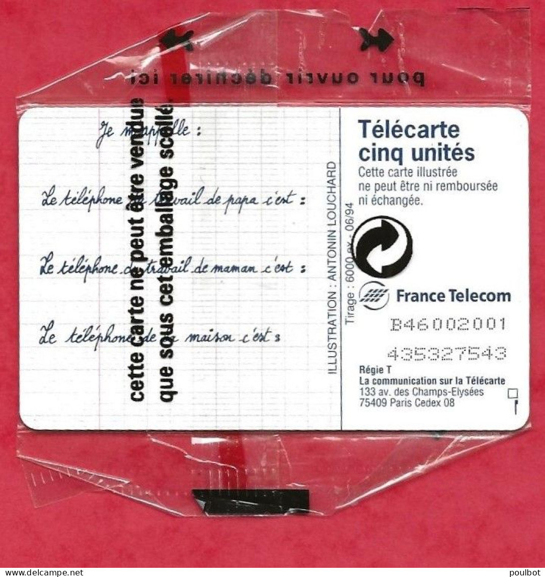 Télécarte NSB Gn 37 Chaperon Rouge - 5 Einheiten