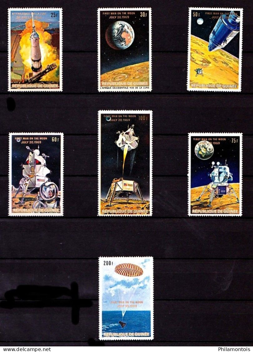 Collection - Thèmes "Homme Sur La Lune Et Conquête De L'espace" - Timbres Neufs N** - Verzamelingen