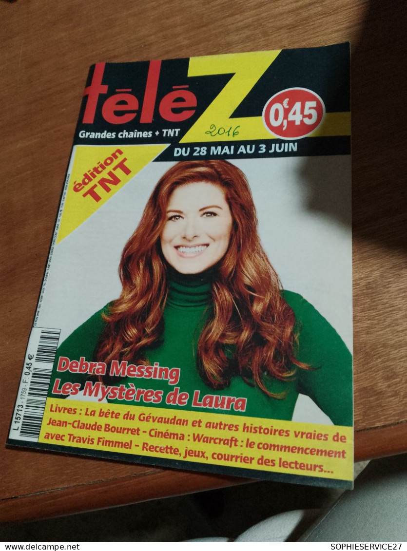 151 // TELE Z / DEBRA MESSING  / 2016 - Télévision