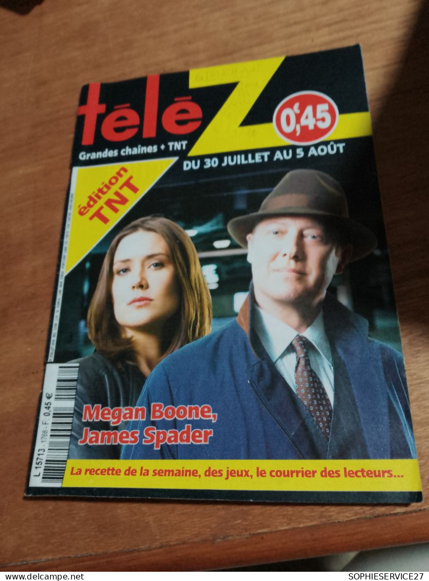 151 // TELE Z / MEGAN BOONE, JAMES SPADER 2016 - Télévision