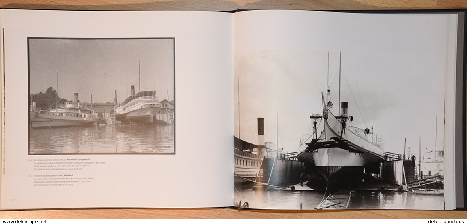 Livre L'age D'Or De La Navigation à Vapeur Sur Le Lac Léman 1841 1941 Bateaux Schiff Ship - Boats