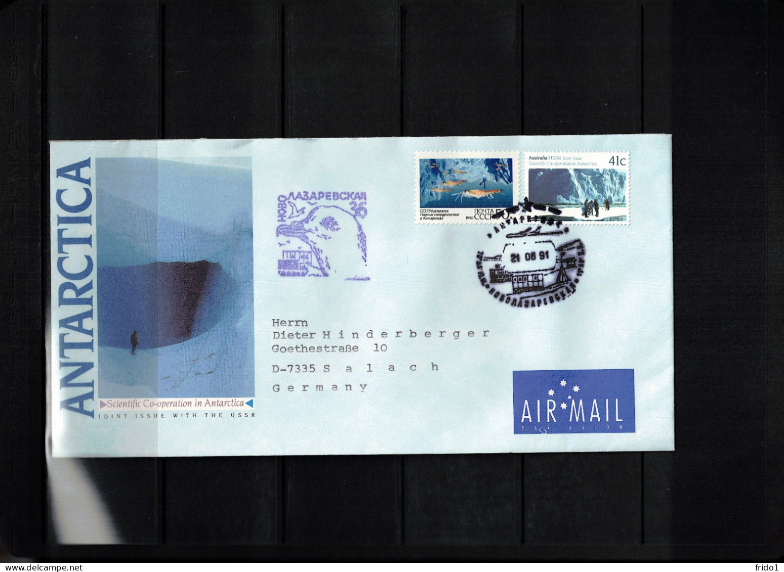 AAT + Russia 1991 Antarctica - Novo Lazarevska Station - Expéditions Antarctiques