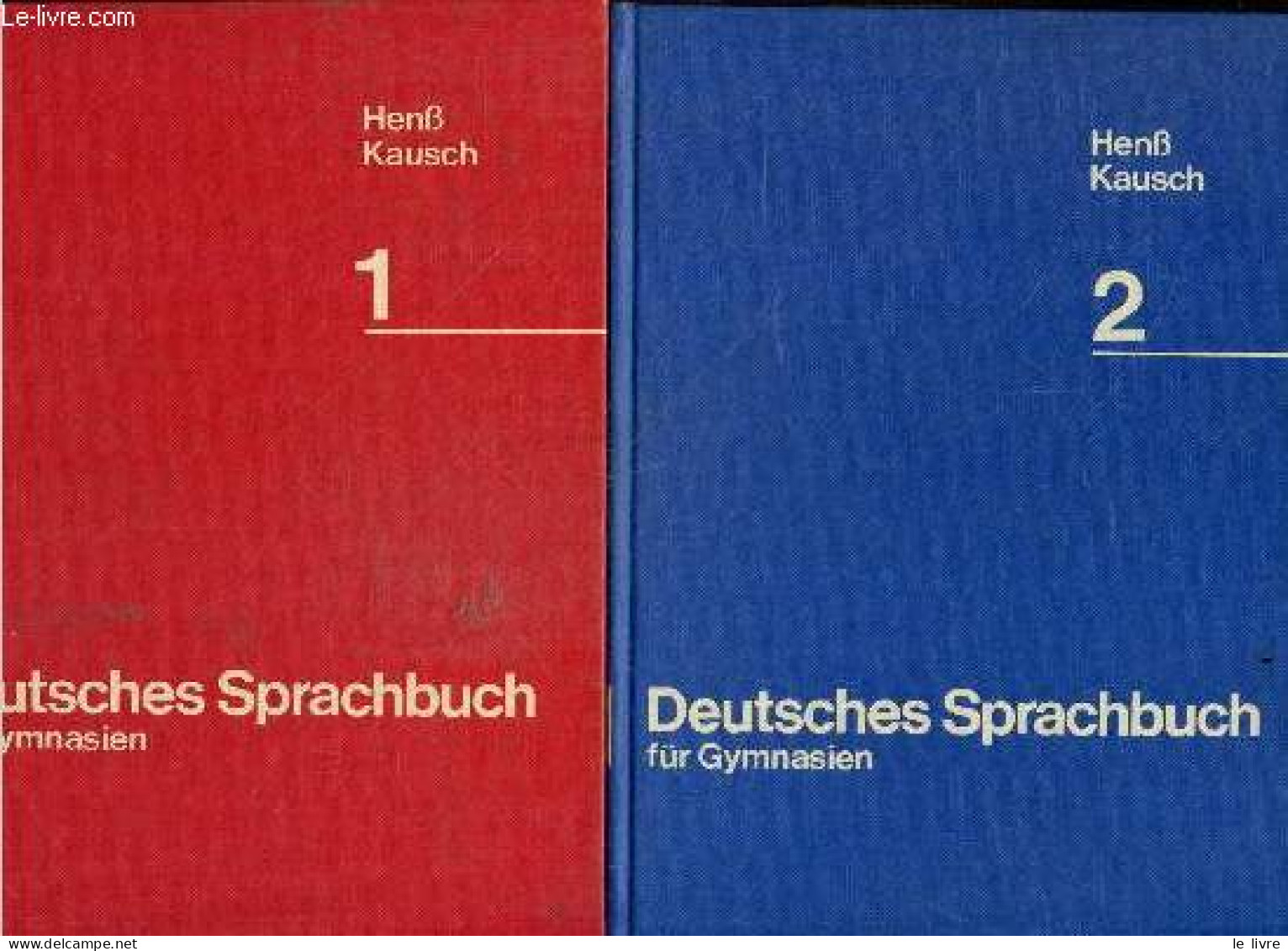 Deutsches Sprachbuch Fur Gymnasien 1 Unterstufe (5.-7. Schuljahr) + 2 Mittelstufe (8.-10. Schuljahr) : Lot De 2 Volumes - Autres & Non Classés
