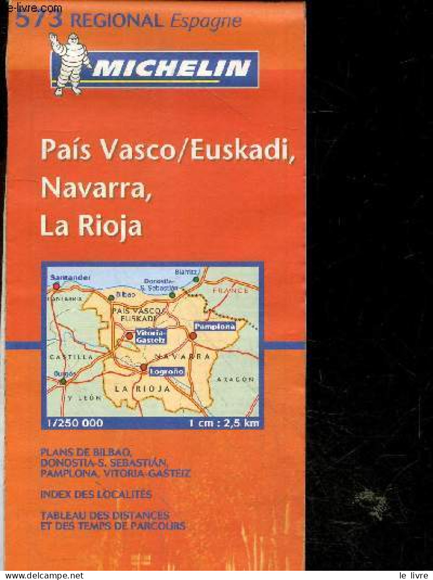 Carte Regional - Pais Vasco, Euskadi, Navarra, La Rioja - COLLECTIF - 0 - Kaarten & Atlas
