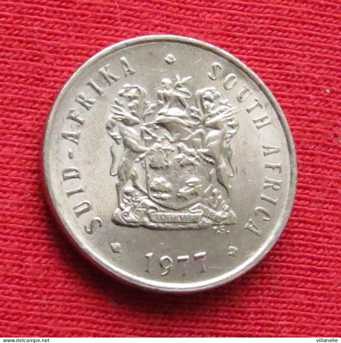 South Africa 5 Cents 1977 KM# 84 *V2T Bird  Africa Do Sul RSA Afrique Do Sud Afrika - South Africa