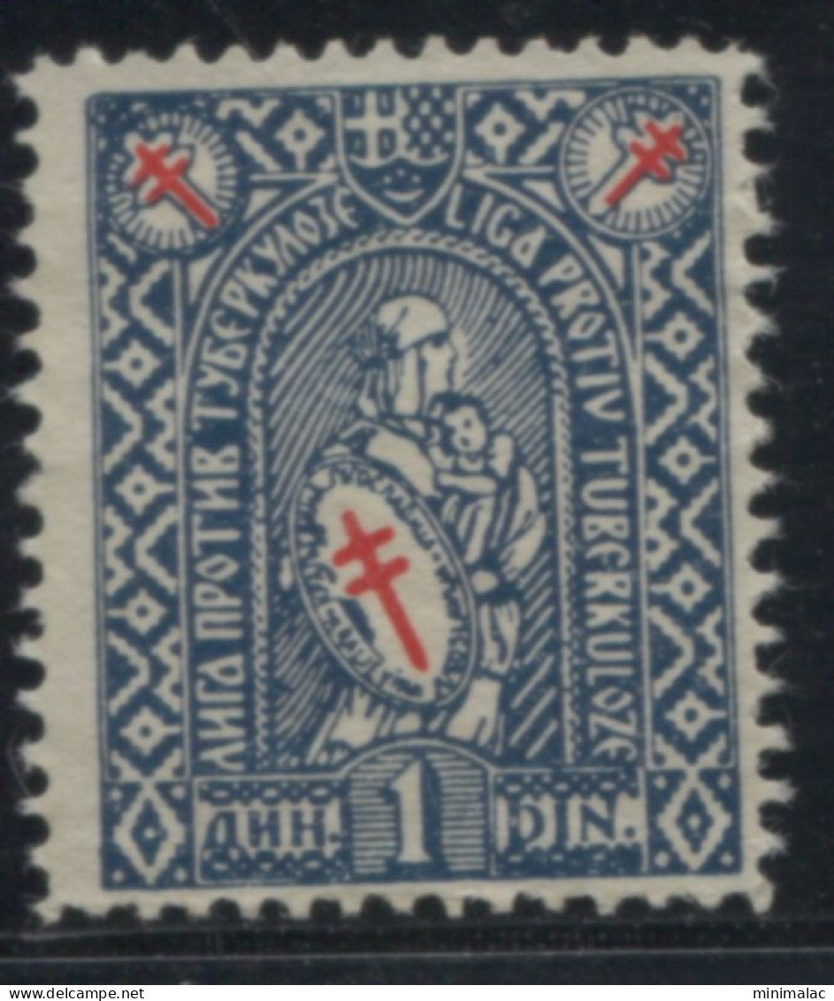 Kingdom Of Yugoslavia 1932. Charity Stamp TBC, Cross Of Lorraine, League Against Tuberculosis 1d - Charity Issues