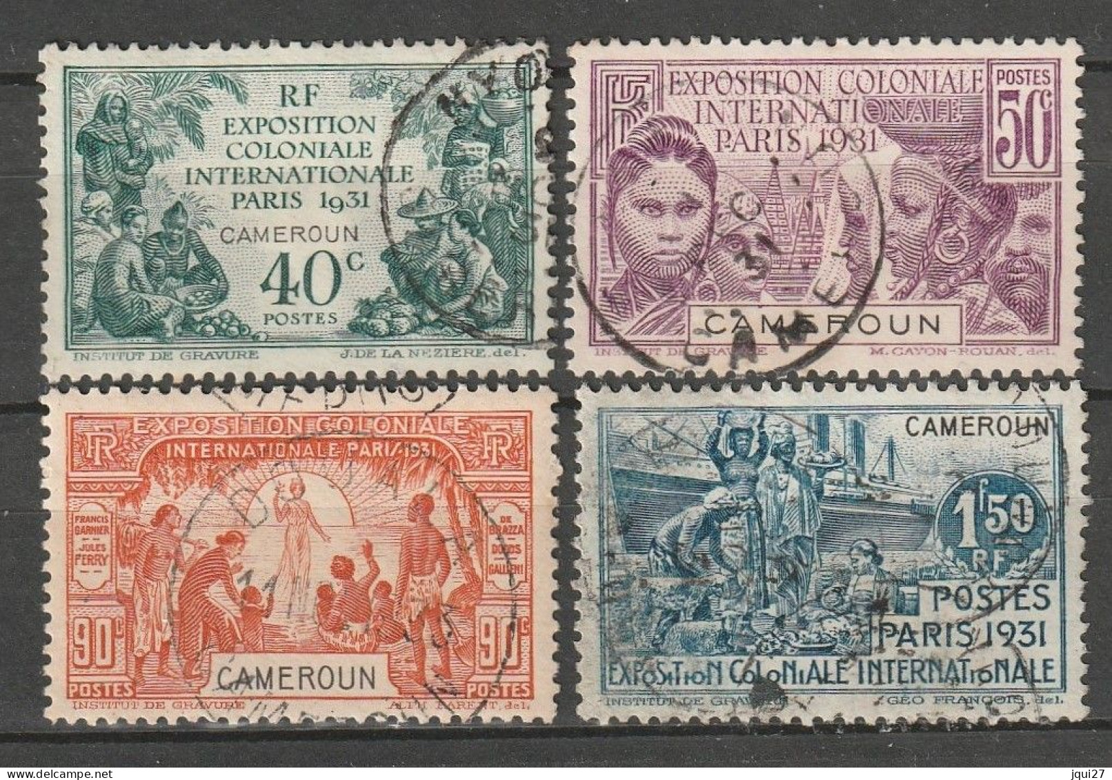 Cameroun N° 149 - 152 Exposition Coloniale - Gebraucht