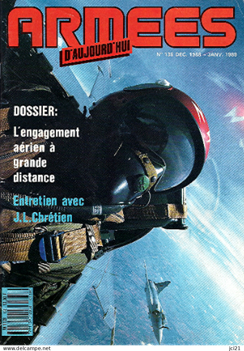 ARMÉES D'AUJOURD'HUI N° 136 Décembre 1988 (Engagement Aérien à Grande Distance)_m133 - Aviation