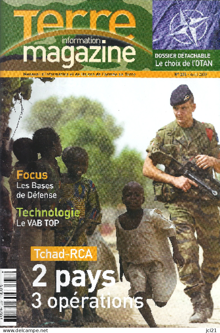 TERRE Information Magazine (Armée De Terre) N° 203 Avril 2009_m135 - Französisch