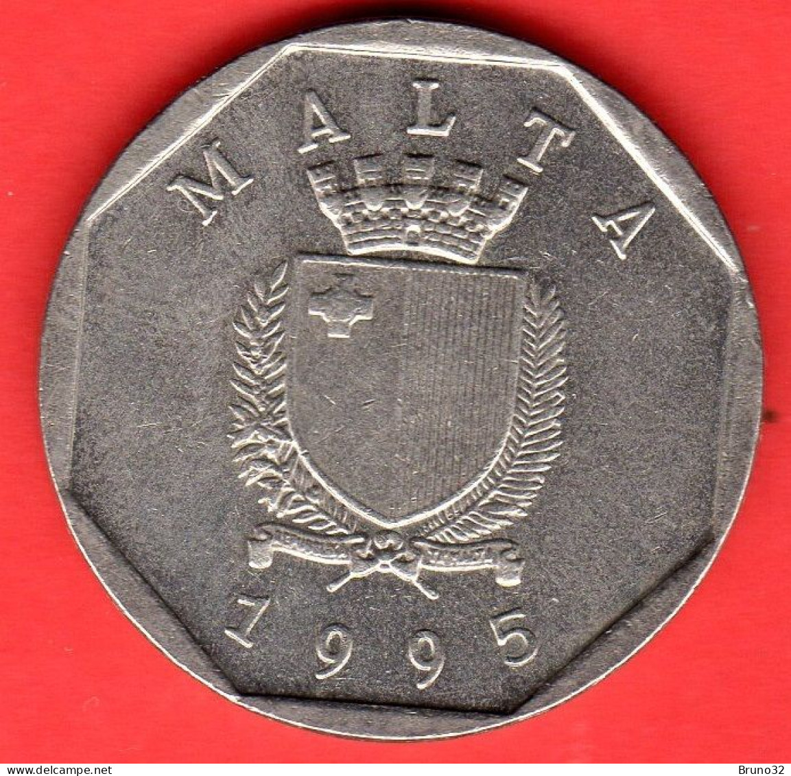 MALTA - 1995 - 50 Cents - QFDC/aUNC - Come Da Foto - Malte