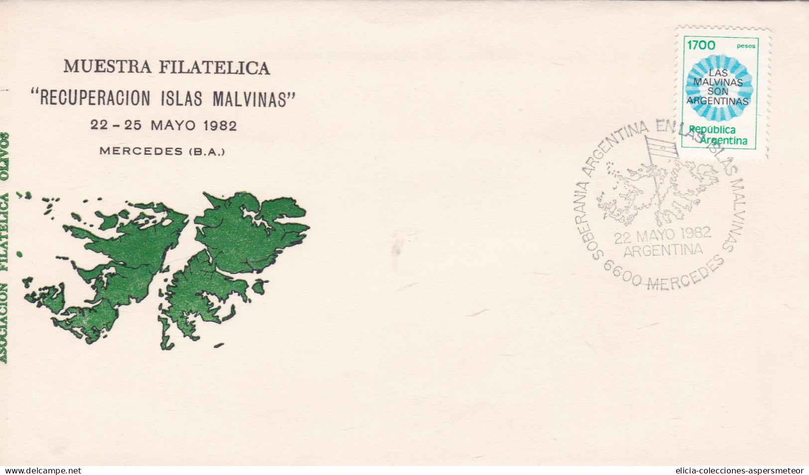 Argentina - 1982 - FDC - Recovery Of The Falkland Islands - Caja 30 - FDC