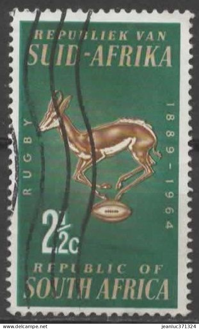 AFRIQUE DU SUD N° 278 O Y&T 1964 Springbok Et Ballon - Gebraucht