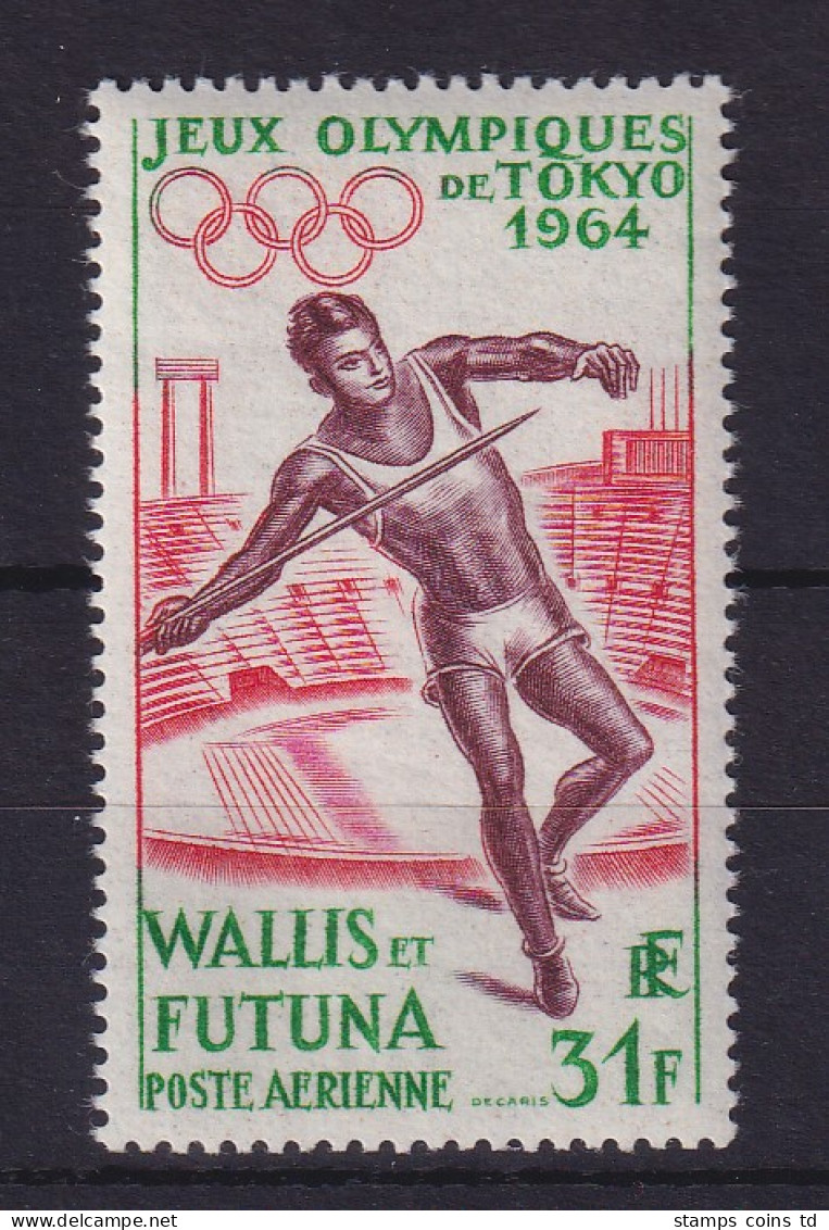 Wallis Et Futuna 1964 Olympiade Speerwerfer Mi.-Nr. 205 Postfrisch ** - Sonstige & Ohne Zuordnung