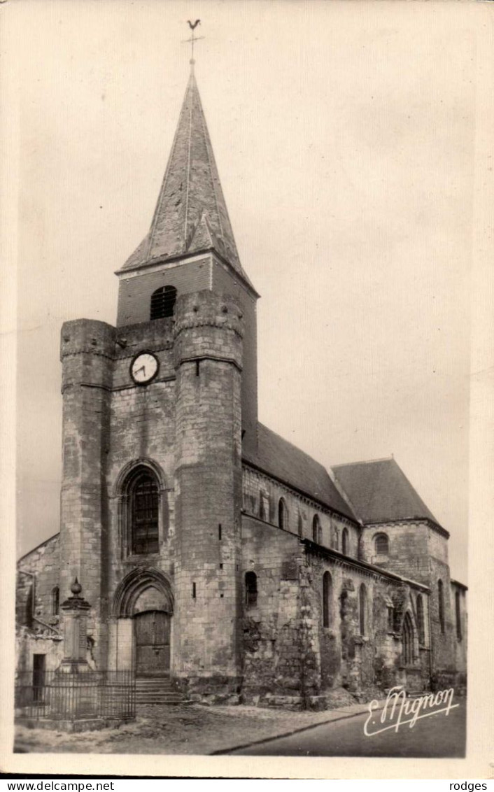 60 , Cpsm  NANTEUIL Le HAUDOUIN , 4582 , L'Eglise , Portail XIII° S.    (9736.F24) - Nanteuil-le-Haudouin