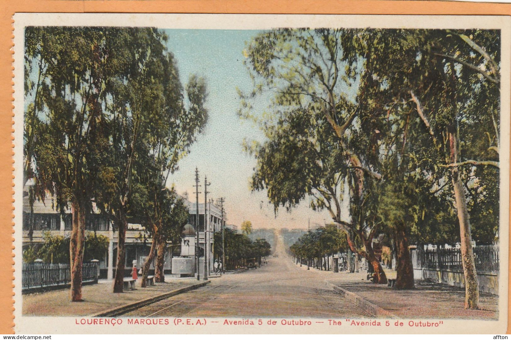 Maputo Lourenco Marques Mozambique 1915 Postcard - Mozambique