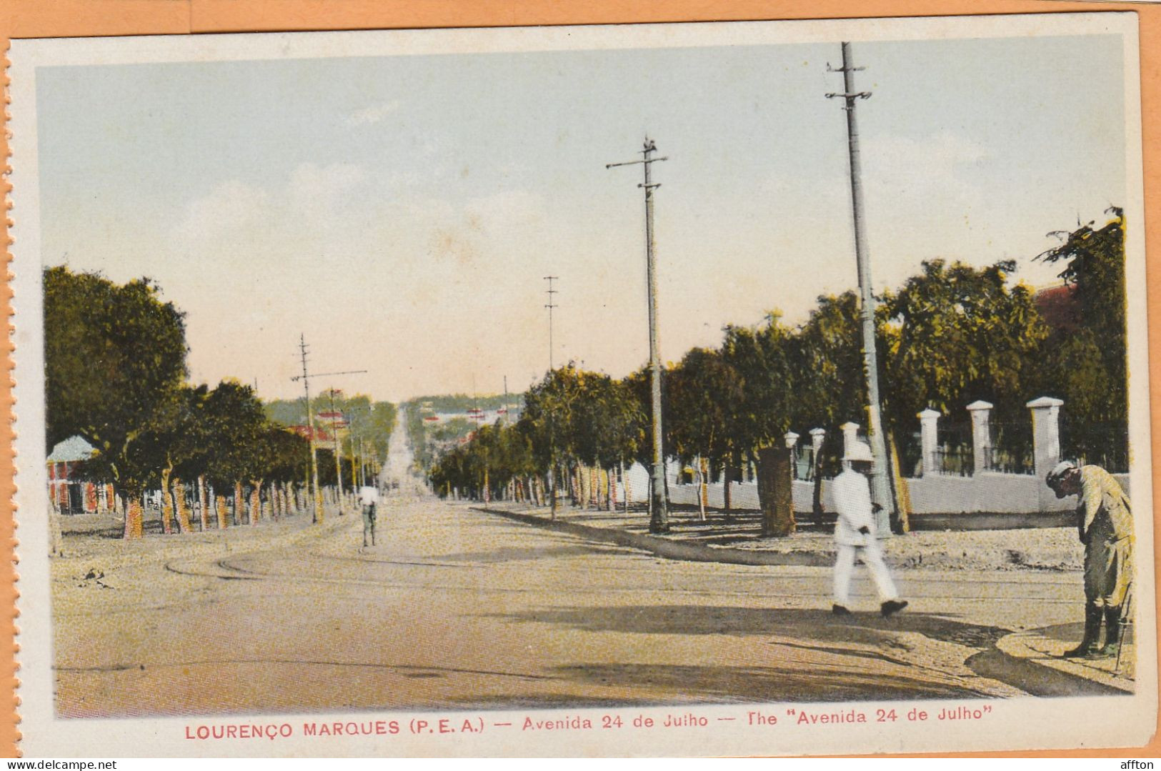 Maputo Lourenco Marques Mozambique 1915 Postcard - Mozambique