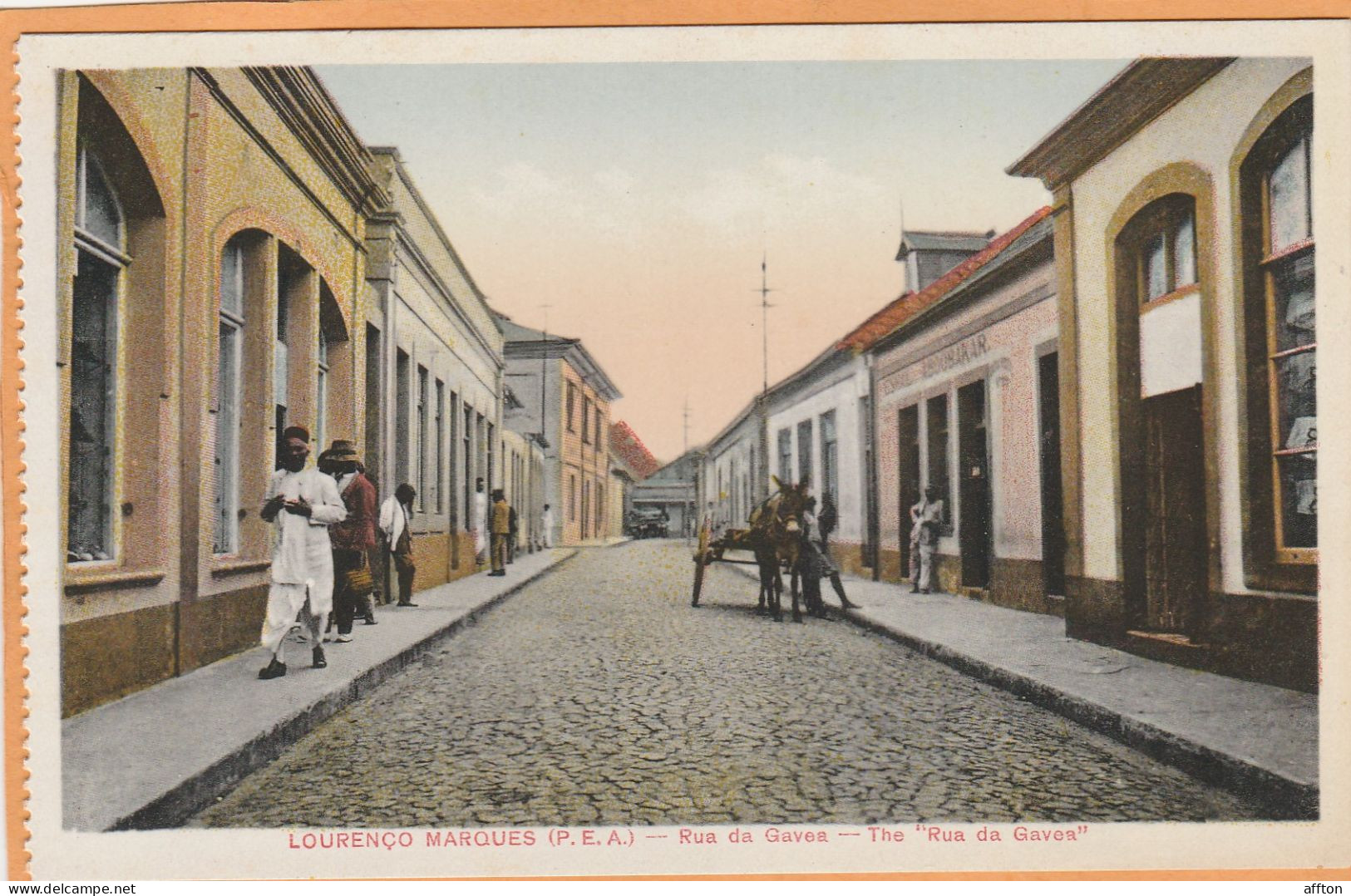 Maputo Lourenco Marques Mozambique 1915 Postcard - Mozambique