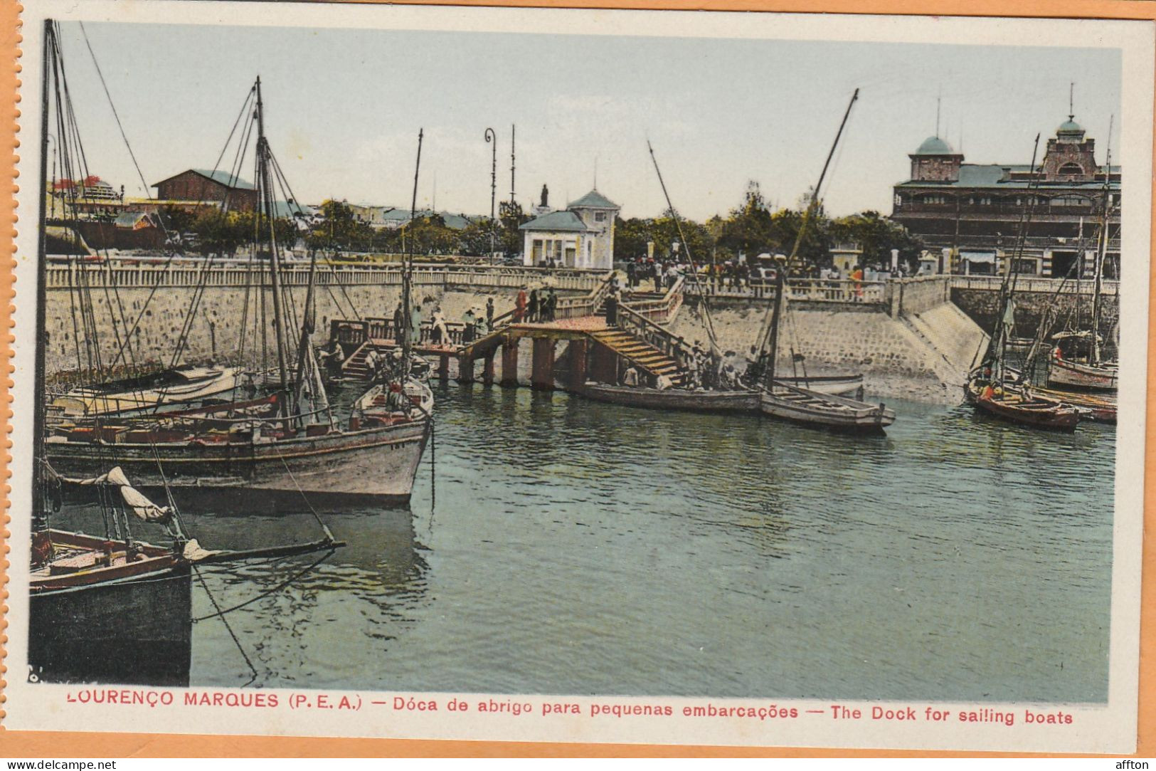 Maputo Lourenco Marques Mozambique 1915 Postcard - Mozambique