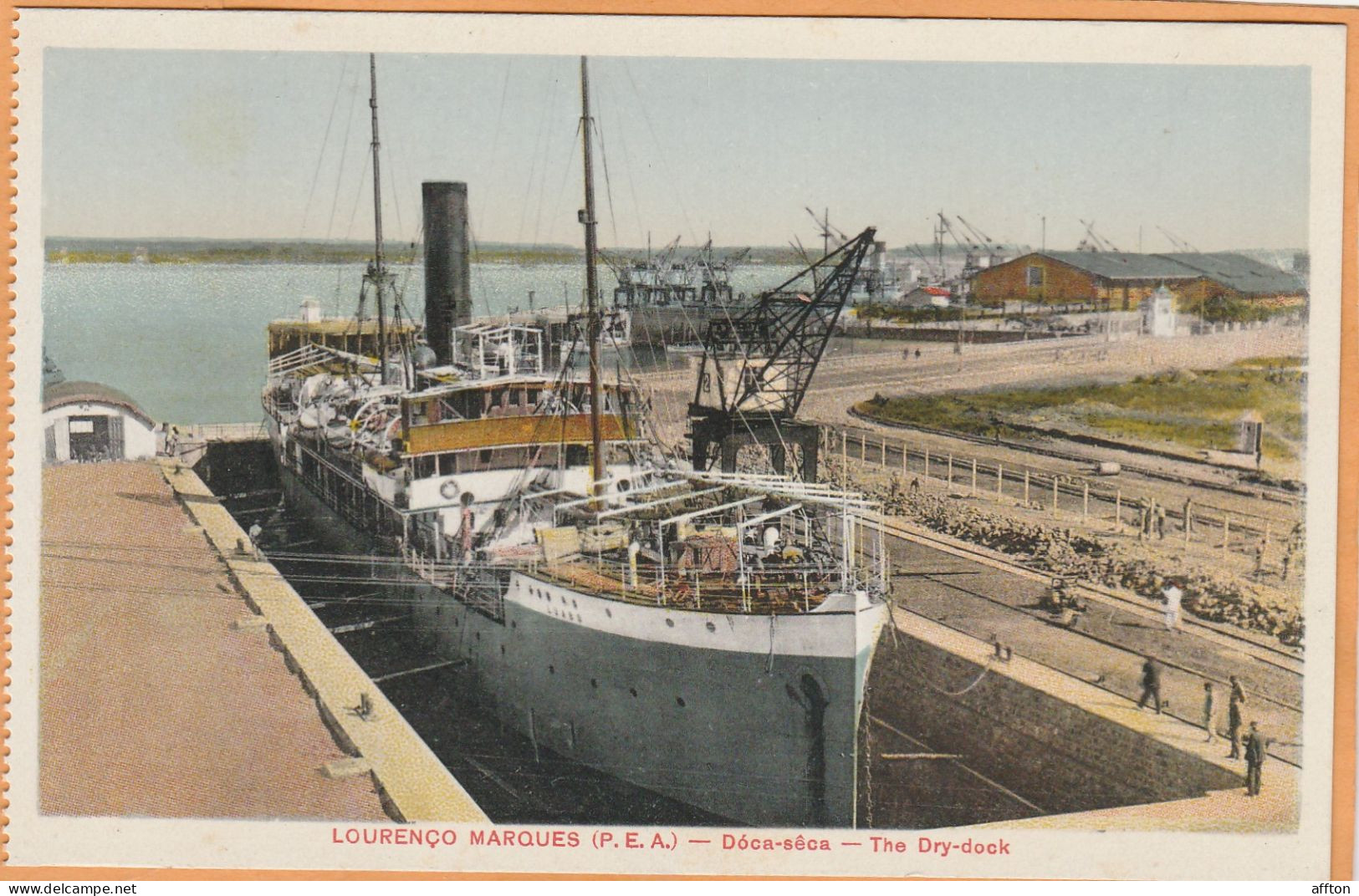 Maputo Lourenco Marques Mozambique 1915 Postcard - Mozambique