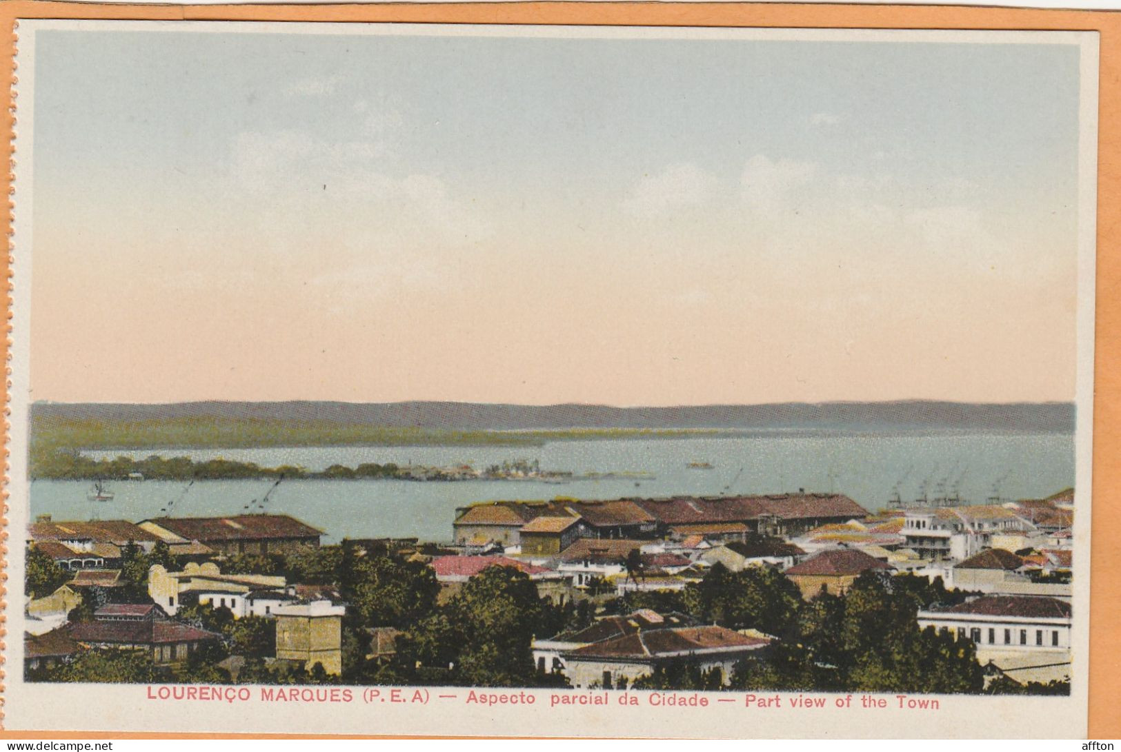 Maputo Lourenco Marques Mozambique 1915 Postcard - Mozambique