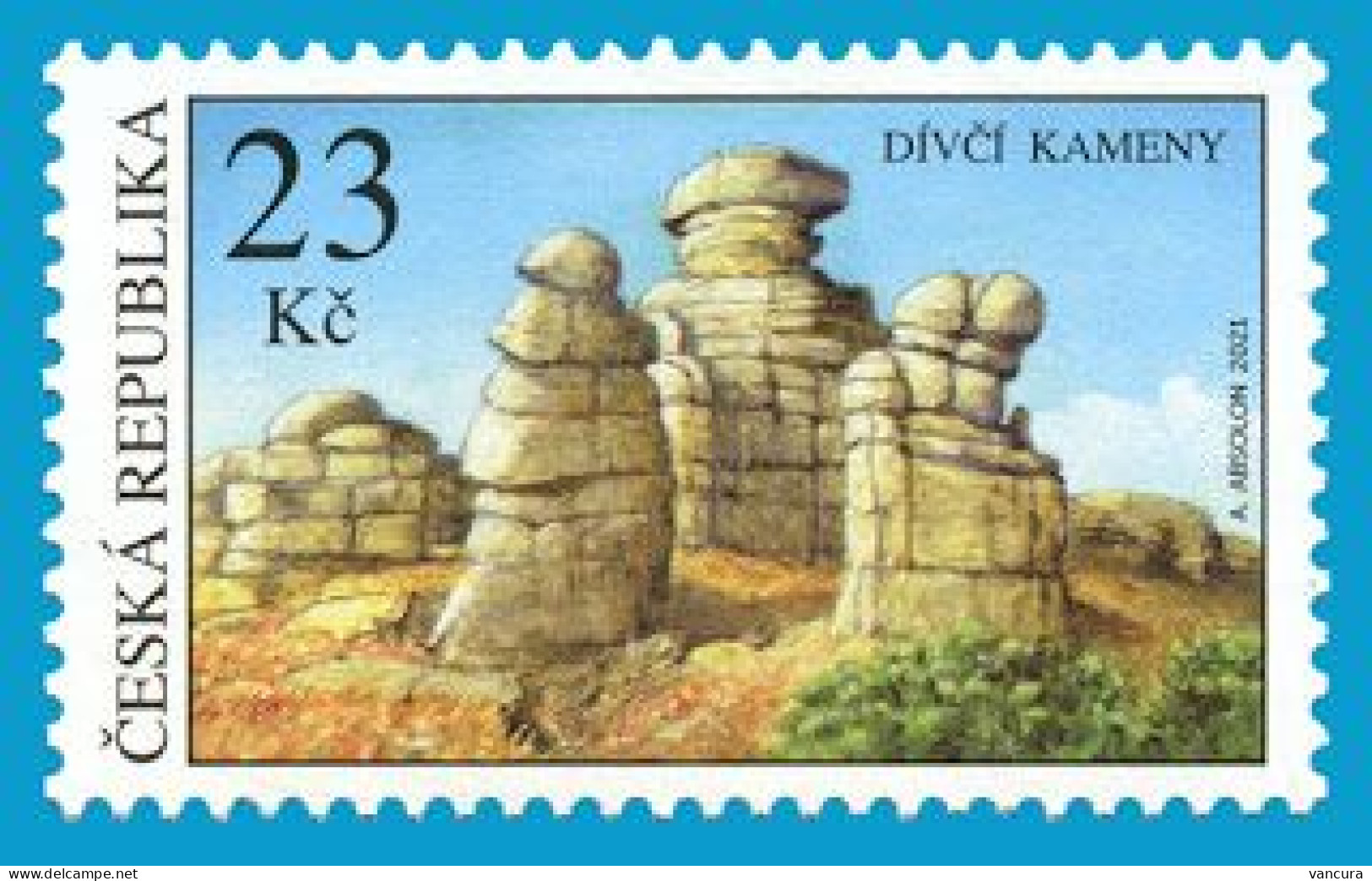 ** 1117 Czech Republic Divci Kameny Silesian Rocks Or Maiden Rocks; German: Mädelsteine 2021 - Unused Stamps