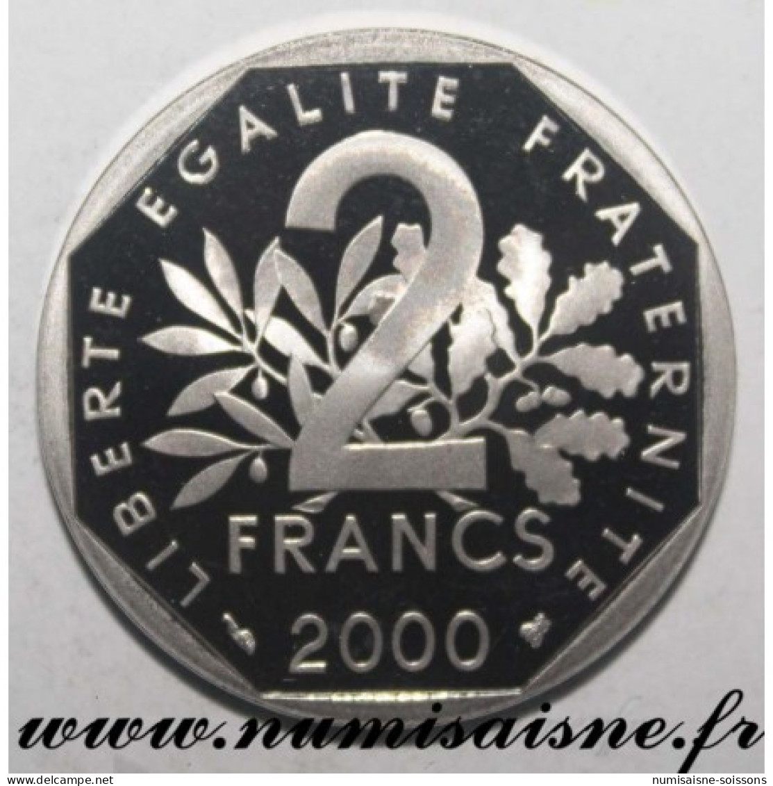GADOURY 547b - 2 FRANCS 2000 - TYPE SEMEUSE - KM 942 - BE - 2 Francs