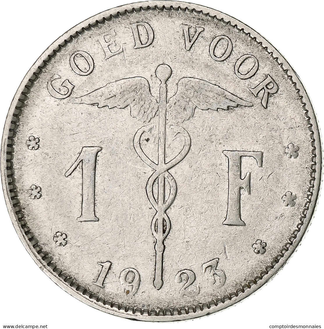 Belgique, Franc, 1923, Nickel, TB, KM:90 - 1 Franc