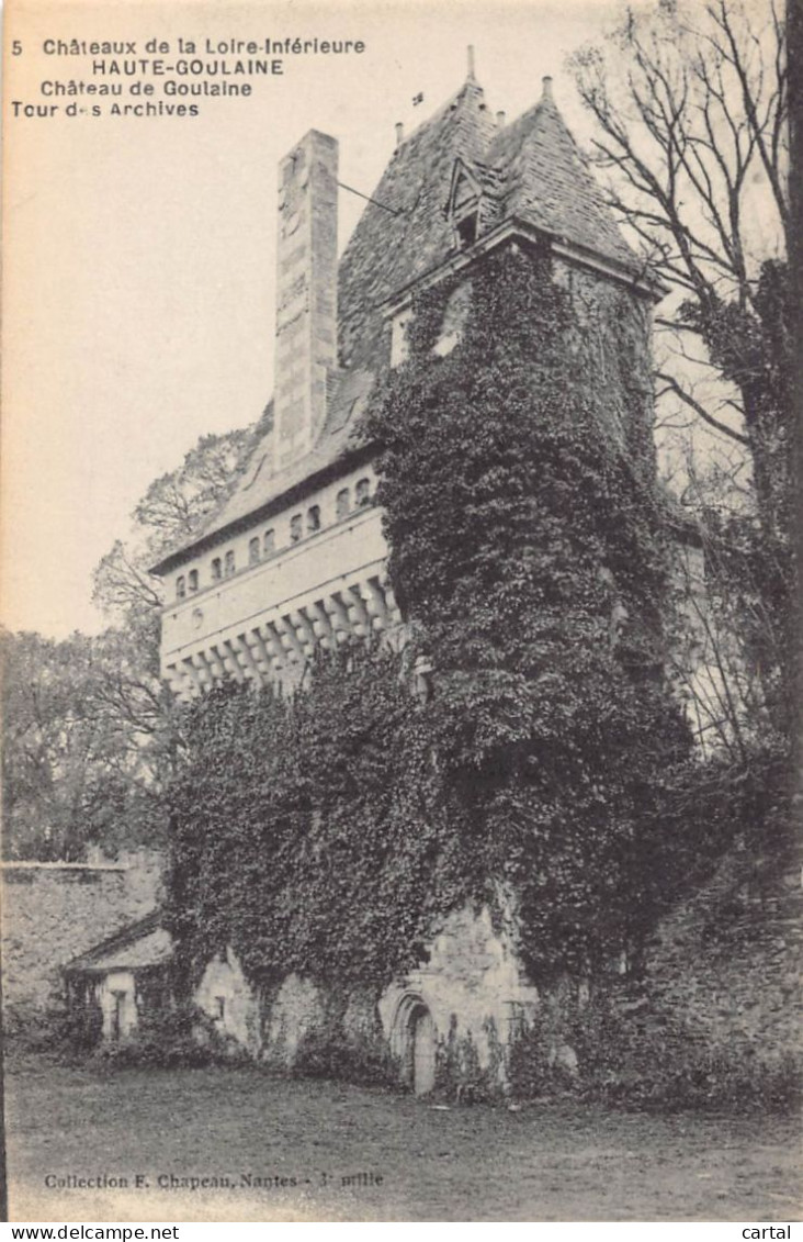 44 - HAUTE-GOULAINE - Château De Goulaine - Tour Des Archives - Haute-Goulaine