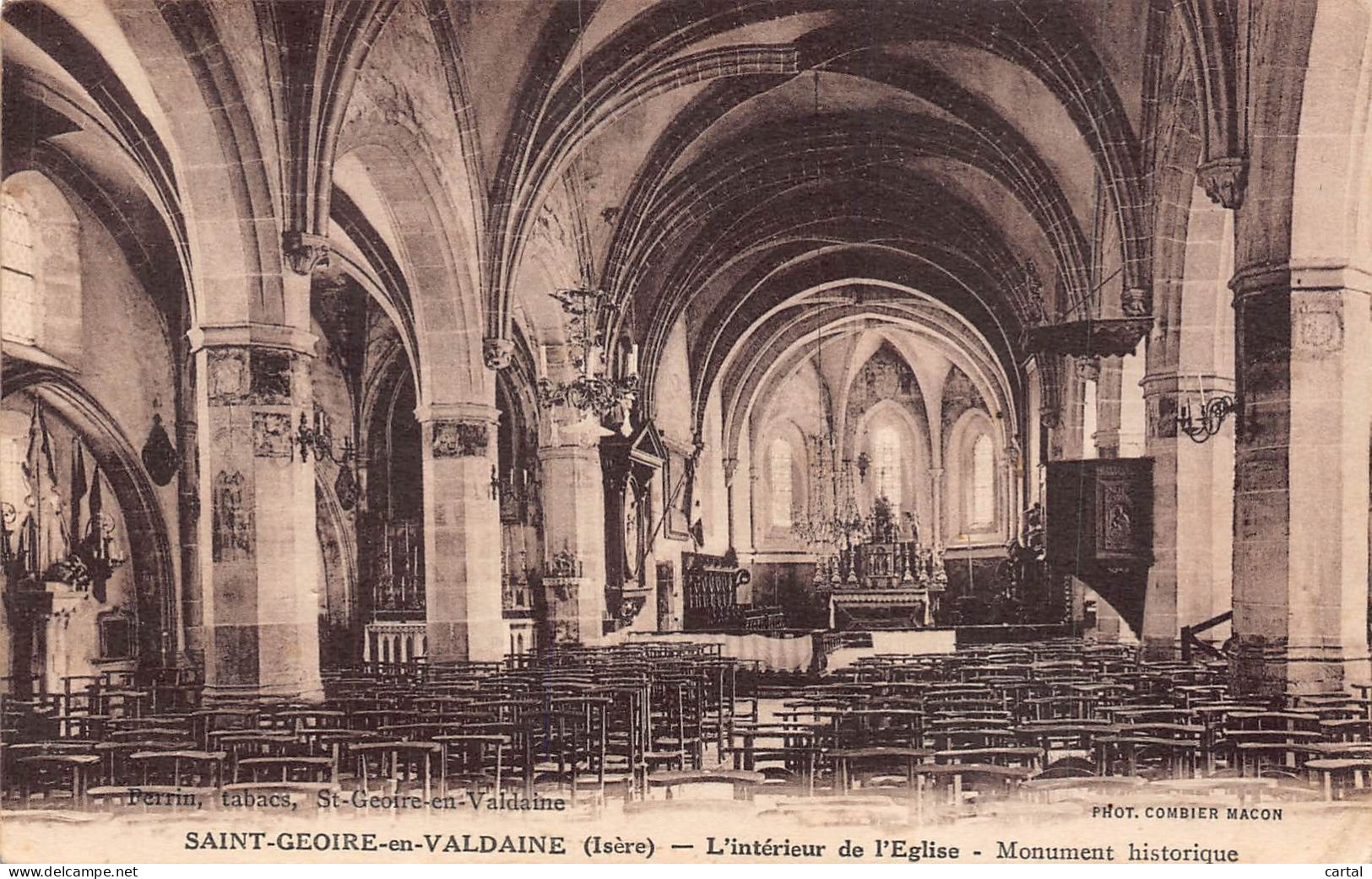 38 - SAINT-GEOIRE-en-VALDAINE - L'Intérieur De L'Eglise - Saint-Geoire-en-Valdaine