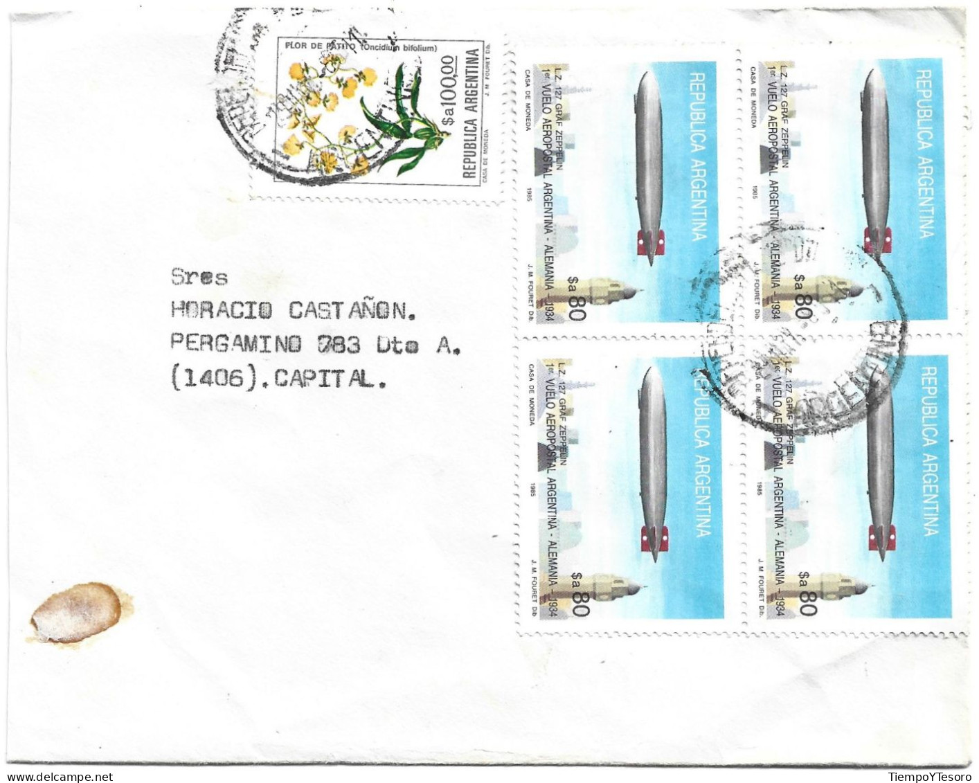 Correspondence - Argentina, Air Globe Fly, N°616 - Usados
