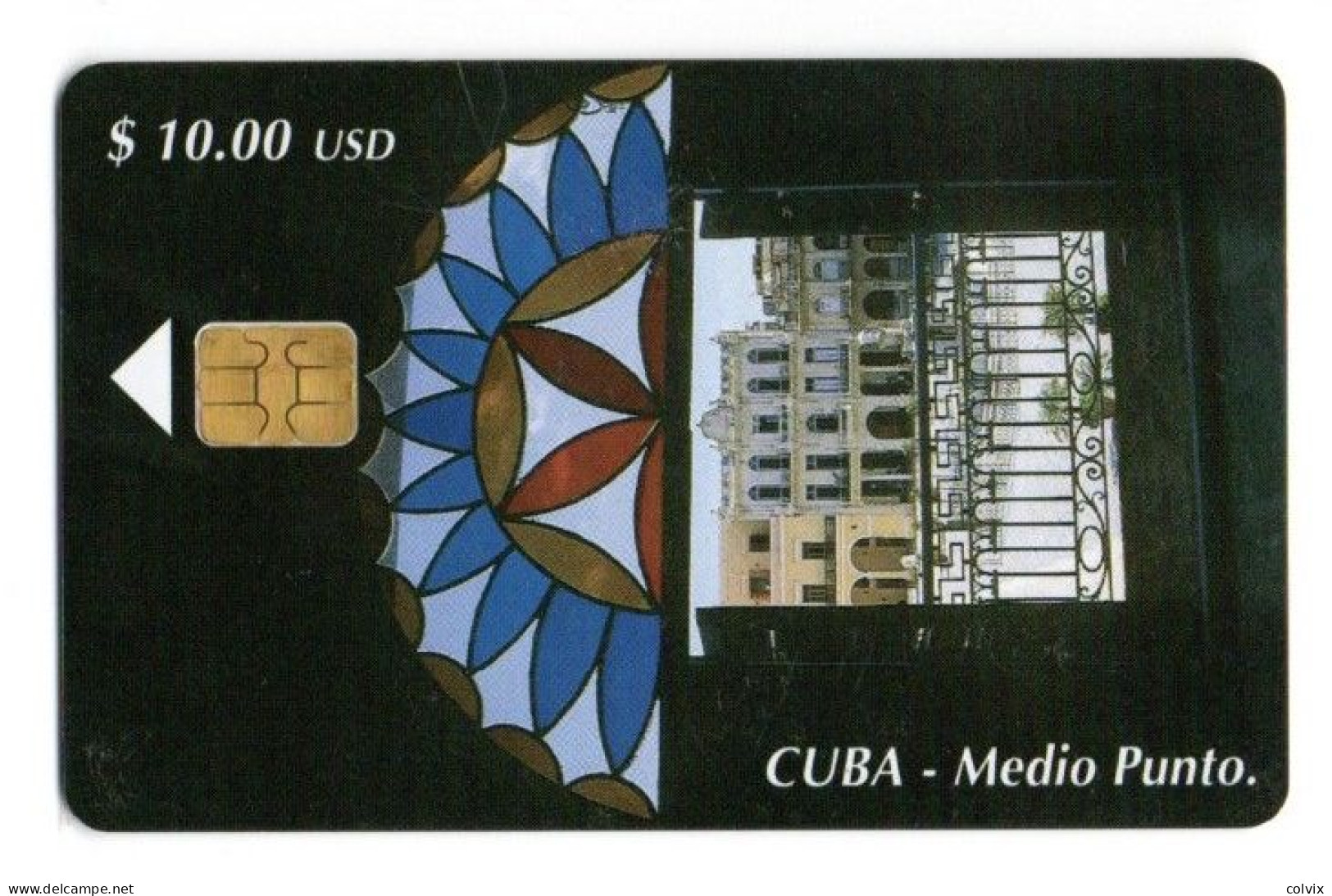 CUBA  ECTESA 10$ MEDIO PUNTO Date 06/2002 30 000 Ex - Kuba