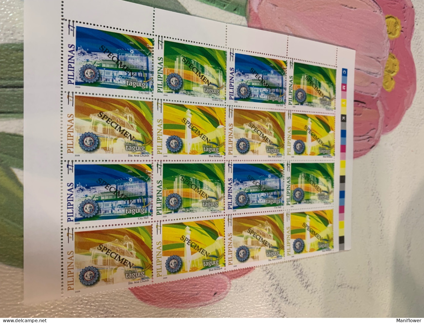 Philippines Stamp Specimen 4 Sets 2009 Church Tagug - Filipinas