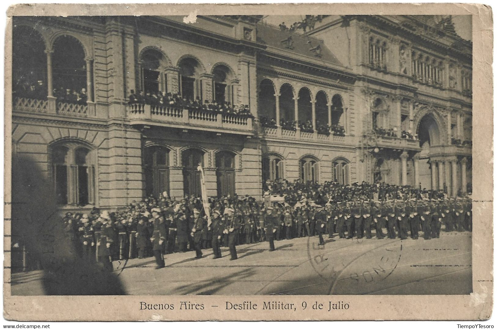 Postcard - Argentina, Military Exhibition, 9 De Julio, N°649 - Argentine