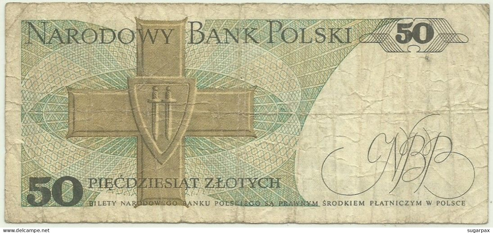 POLAND - 50 Zlotych - 1986 - Pick 142.c - Série ET - Narodowy Bank Polski - Pologne