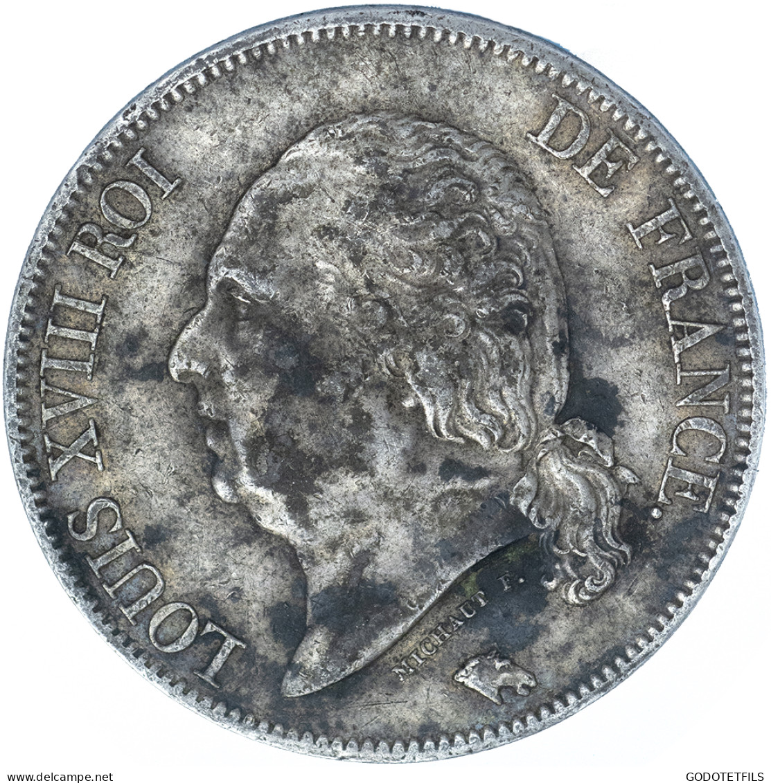 Louis XVIII-5 Francs 1822 Paris - 5 Francs