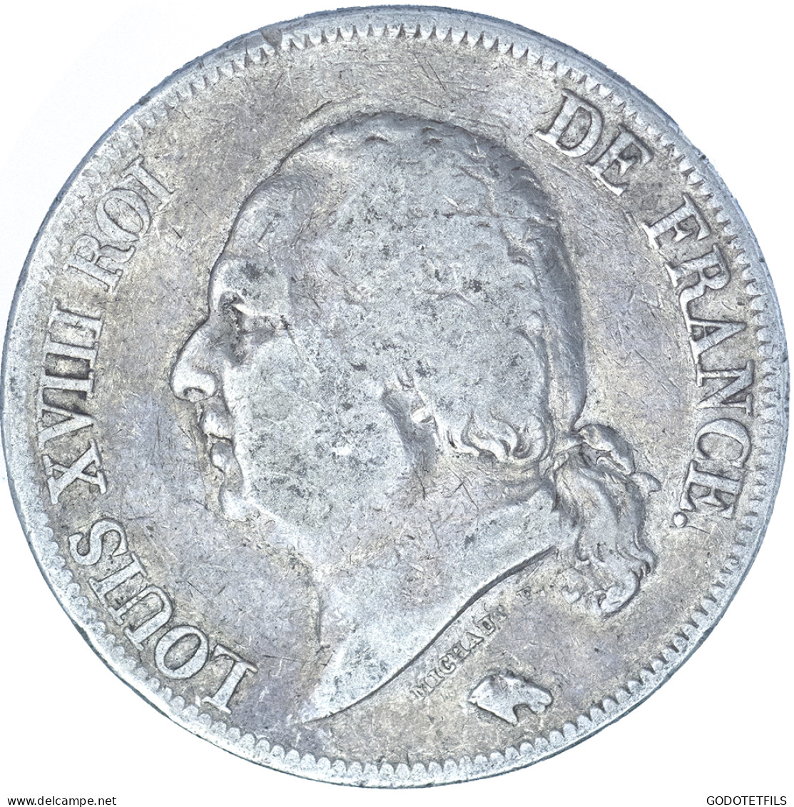 Louis XVIII-5 Francs 1823 Paris - 5 Francs