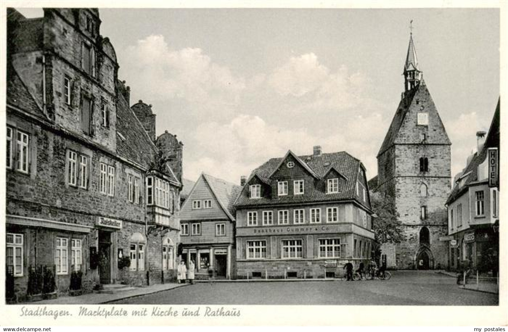 73915959 Stadthagen Marktplatz Mit Kirche Und Rathaus - Stadthagen