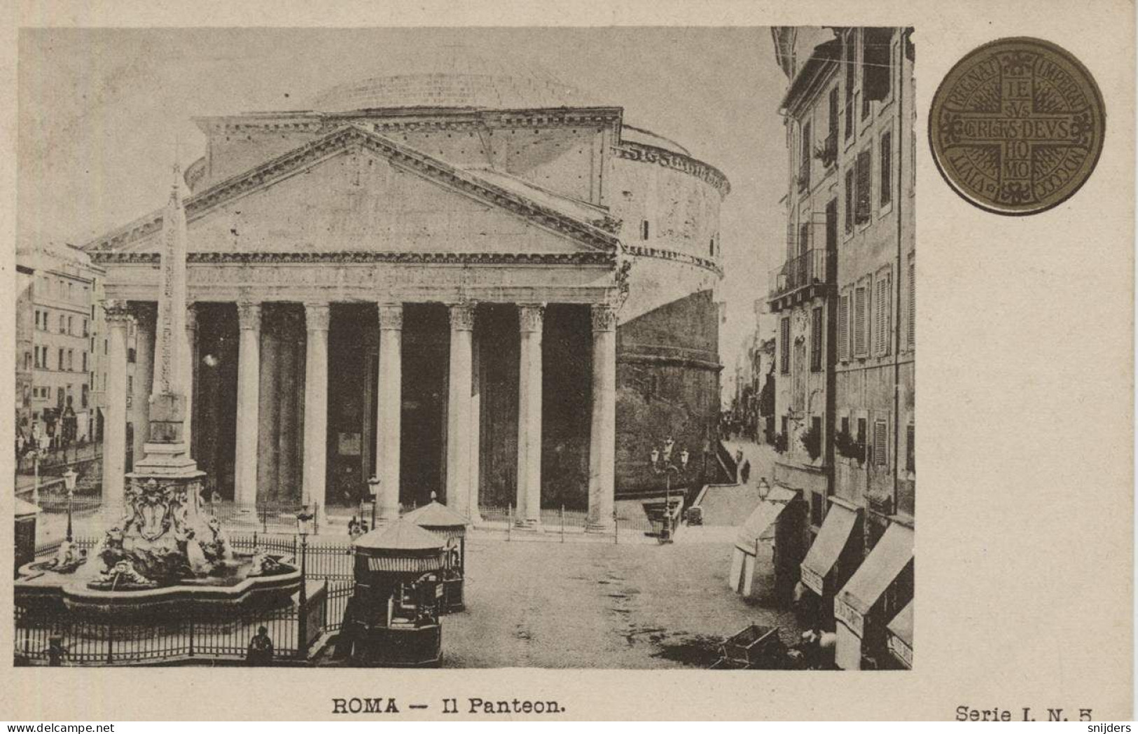 Roma Il Panteon Cpa Non-circ. - Panteón