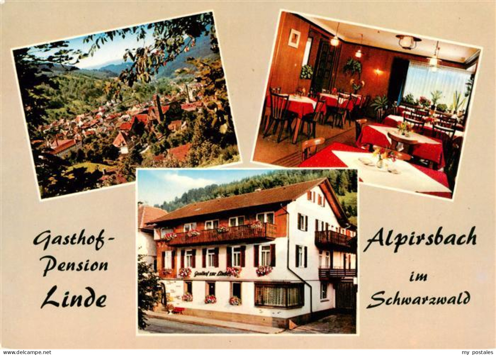 73875287 Alpirsbach Panorama Gasthof Pension Linde Gaststube Alpirsbach - Alpirsbach